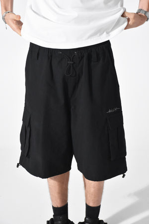 
                  
                    Load image into Gallery viewer, CARGO SHORTS - BLACK
                  
                