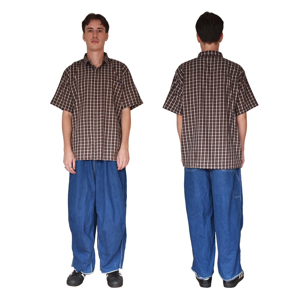 
                  
                    Load image into Gallery viewer, Flannel Button up - Brown
                  
                