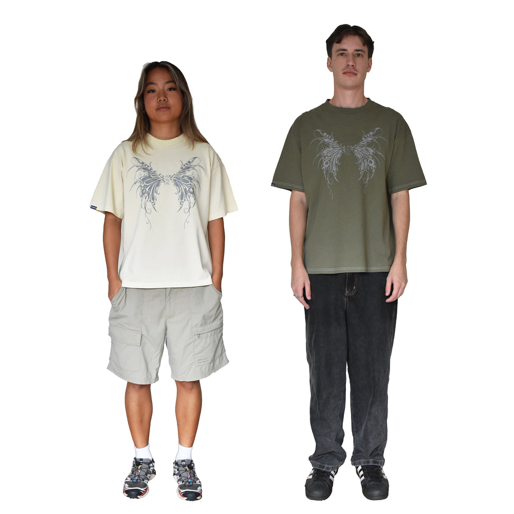 
                  
                    Load image into Gallery viewer, Angelz Tee - Olive
                  
                