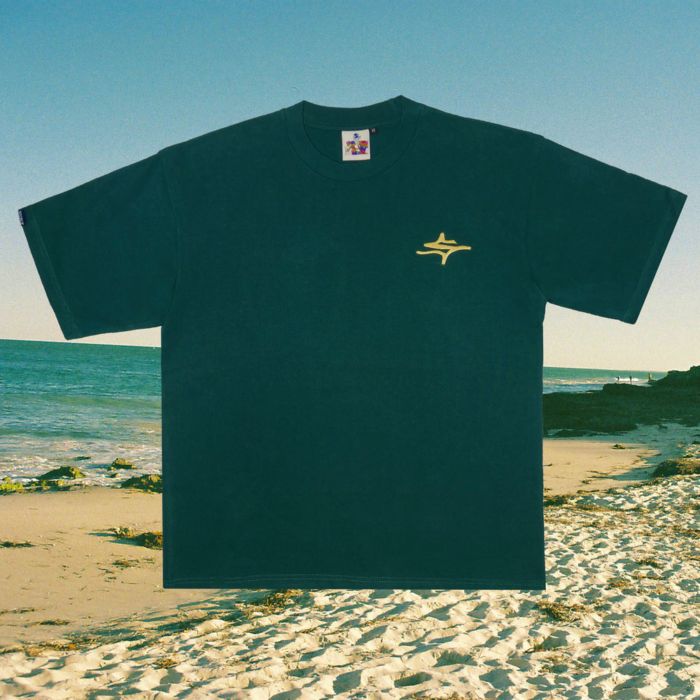S Logo Tee - Forest Green