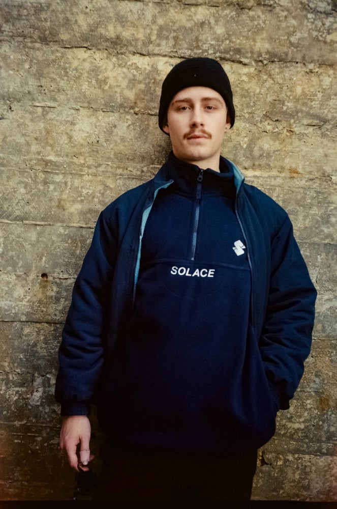 
                  
                    Load image into Gallery viewer, Quarter Zip Fleece - Navy
                  
                