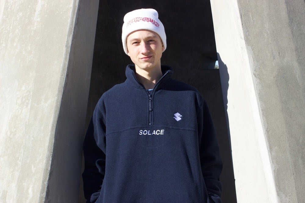 
                  
                    Load image into Gallery viewer, Quarter Zip Fleece - Navy
                  
                
