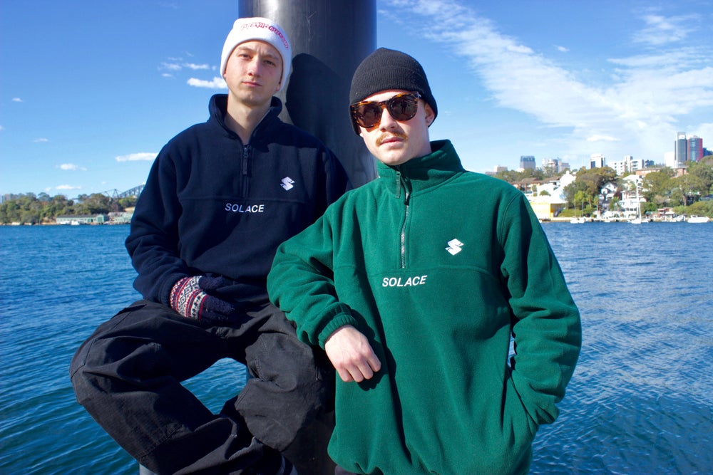 
                  
                    Load image into Gallery viewer, Quarter Zip Fleece - Navy
                  
                