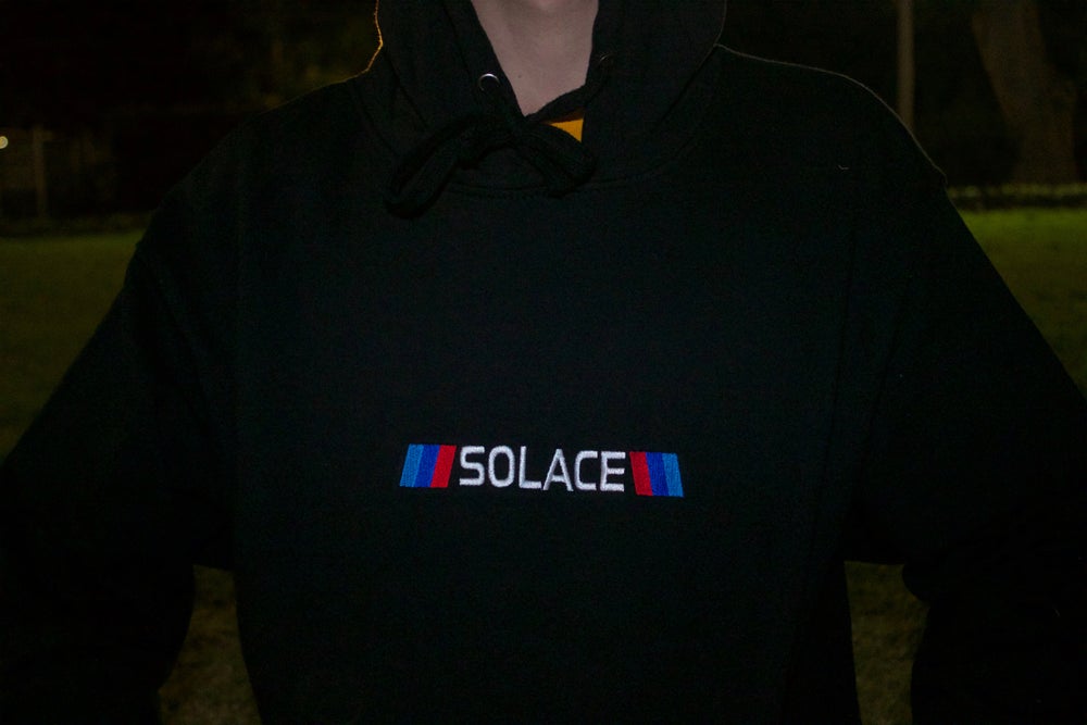 
                  
                    Load image into Gallery viewer, M3 Black Embroidered hoodie
                  
                