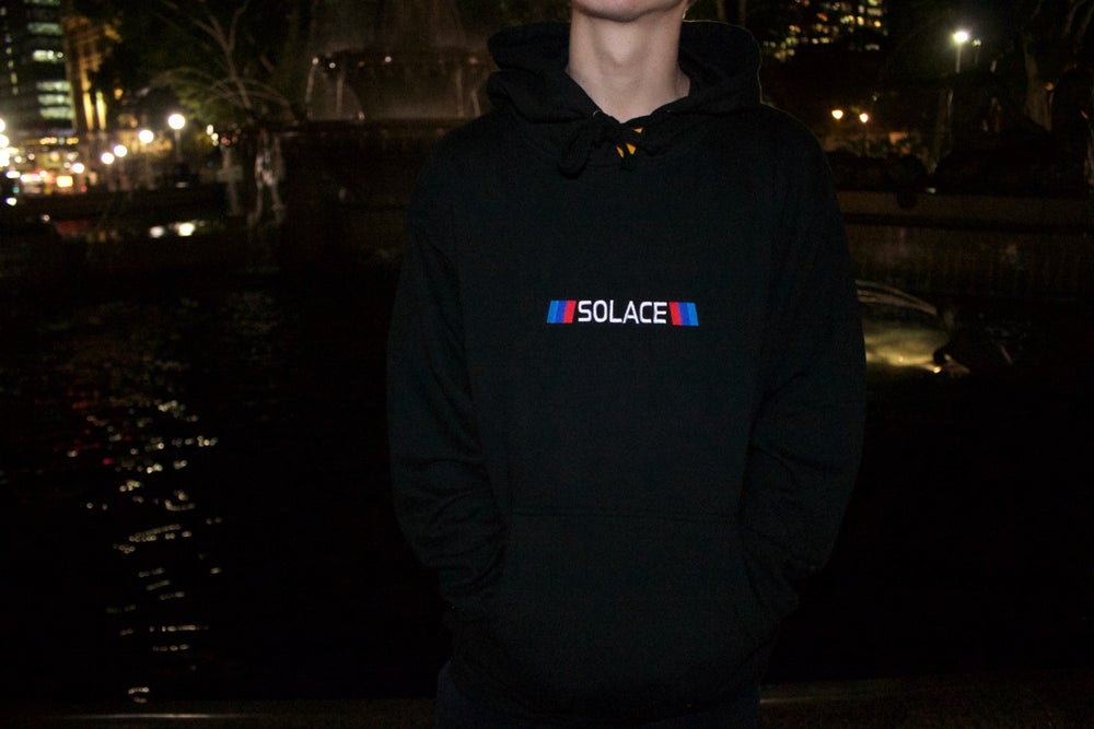 M3 Black Embroidered hoodie