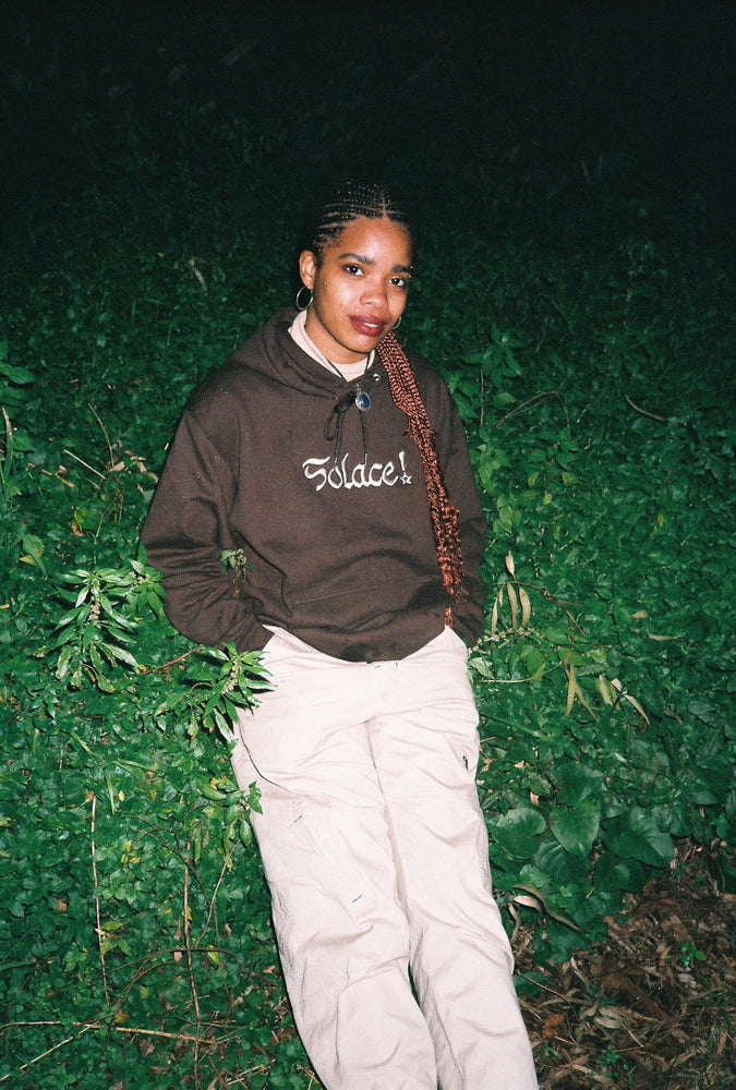 
                  
                    Load image into Gallery viewer, Solace! Hoodie - Brown
                  
                