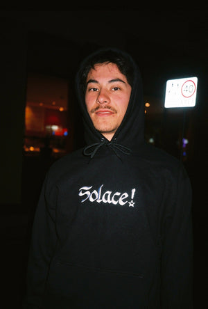 
                  
                    Load image into Gallery viewer, Solace! Hoodie - Black
                  
                