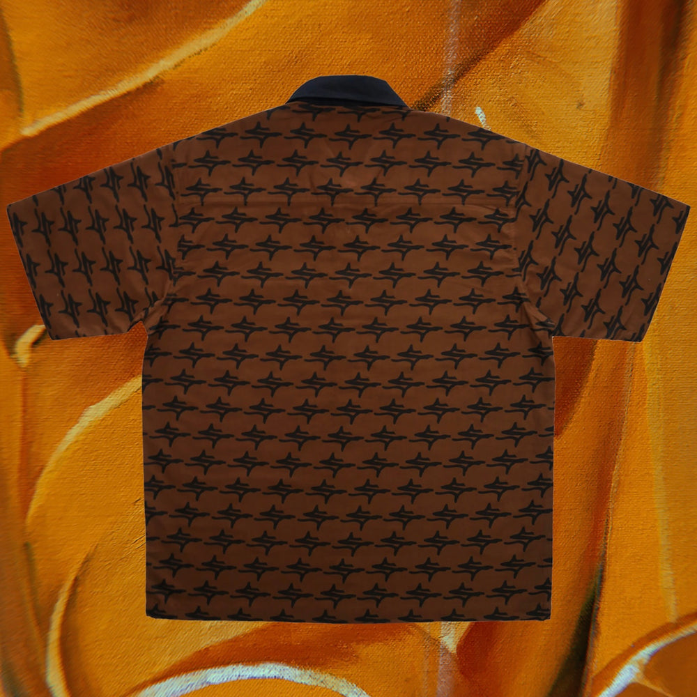 
                  
                    Load image into Gallery viewer, S Logo Button Up - Brown
                  
                