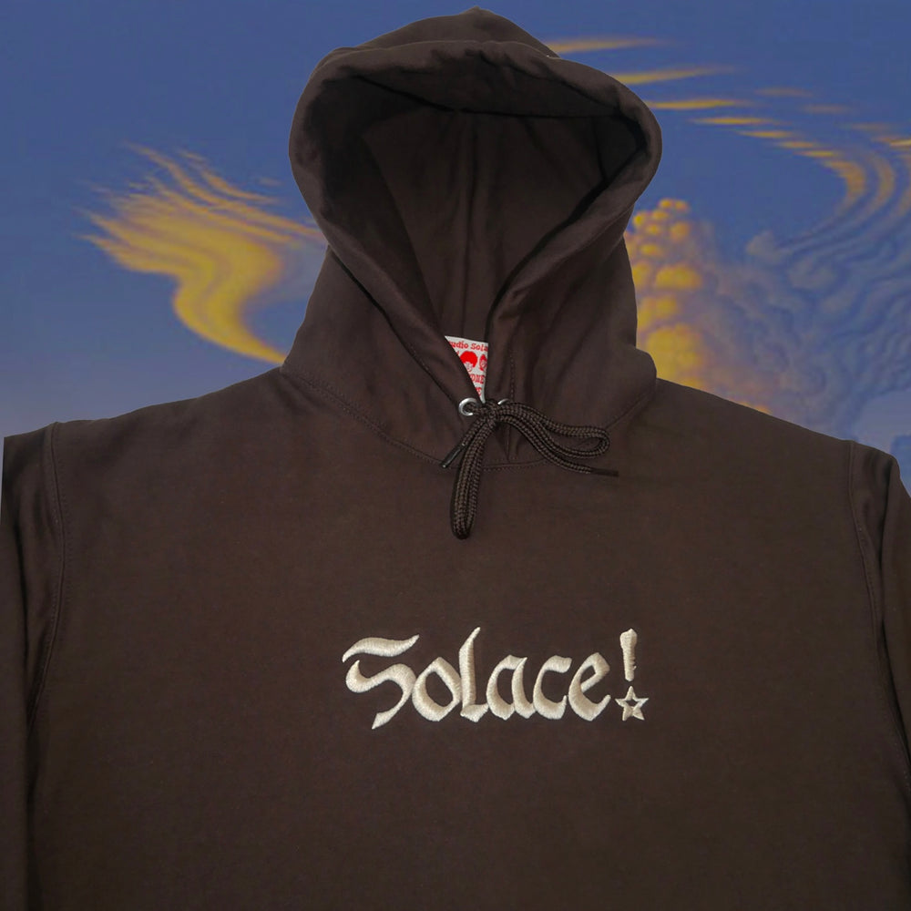 
                  
                    Load image into Gallery viewer, Solace! Hoodie - Brown
                  
                