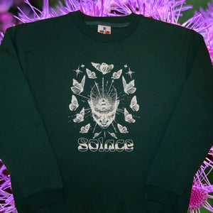 
                  
                    Load image into Gallery viewer, Avatar Crewneck - Bottle Green
                  
                