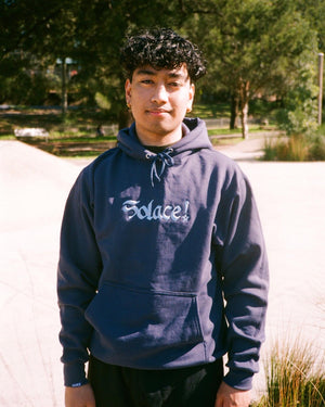
                  
                    Load image into Gallery viewer, Solace! Hoodie - Navy
                  
                
