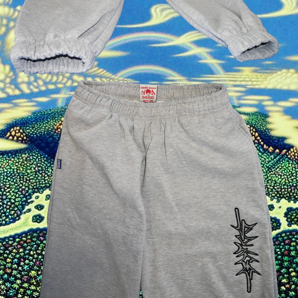
                  
                    Load image into Gallery viewer, Premium Heavyweight Grafix Trackies - Grey
                  
                