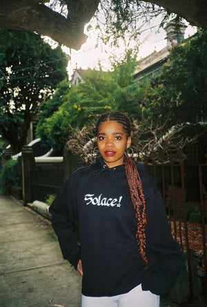 
                  
                    Load image into Gallery viewer, Solace! Hoodie - Black
                  
                