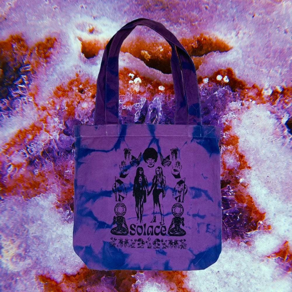 Forest Carrie bag - Purple tie dye
